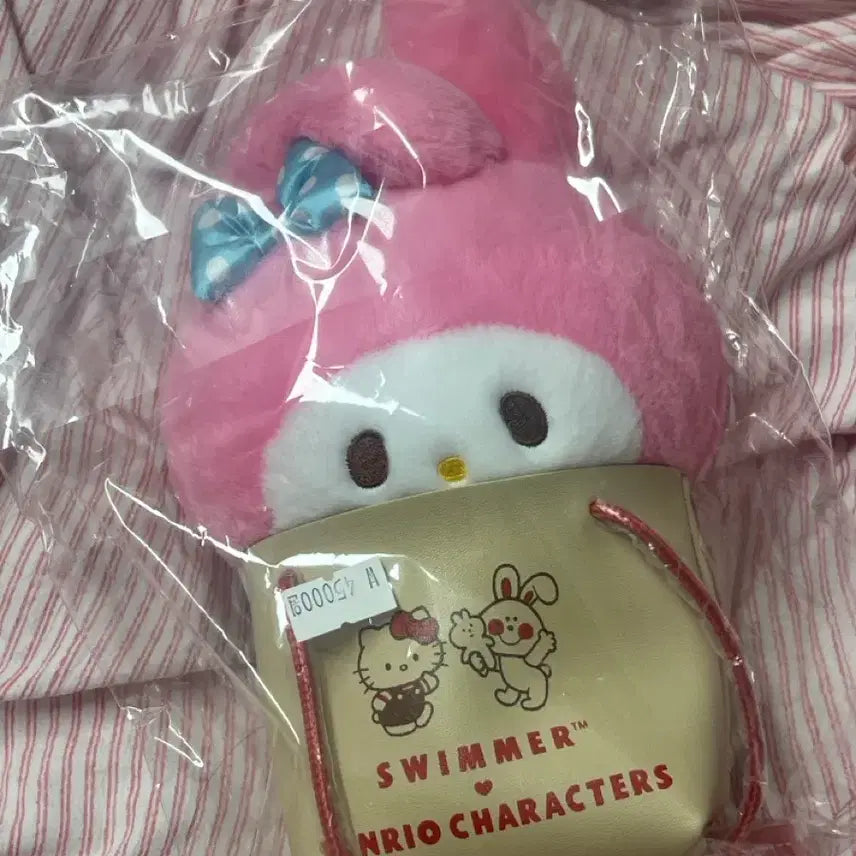 [BUNJANG] Sanrio x Swimmer Collaboration My Melody Doll (Sealed) / (미개봉) 정품 산리오 스위머 콜라보 마멜 인형