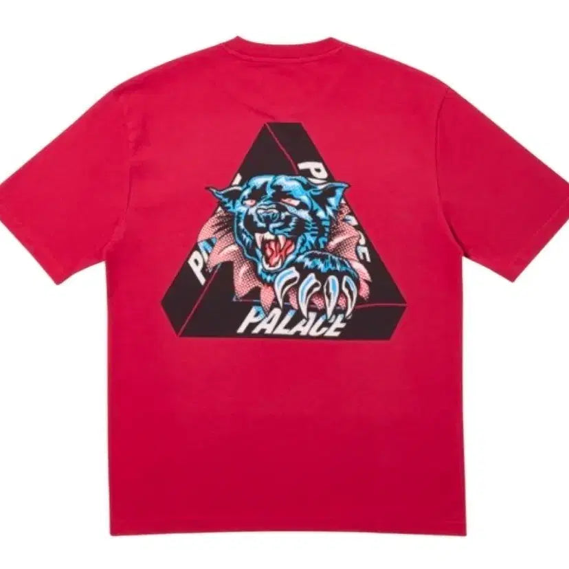 [BUNJANG] Palace Skateboards Ribbed T-Shirt Dark Red 19FW / 팔라스 립드 티셔츠 다크 레드 - 19FW