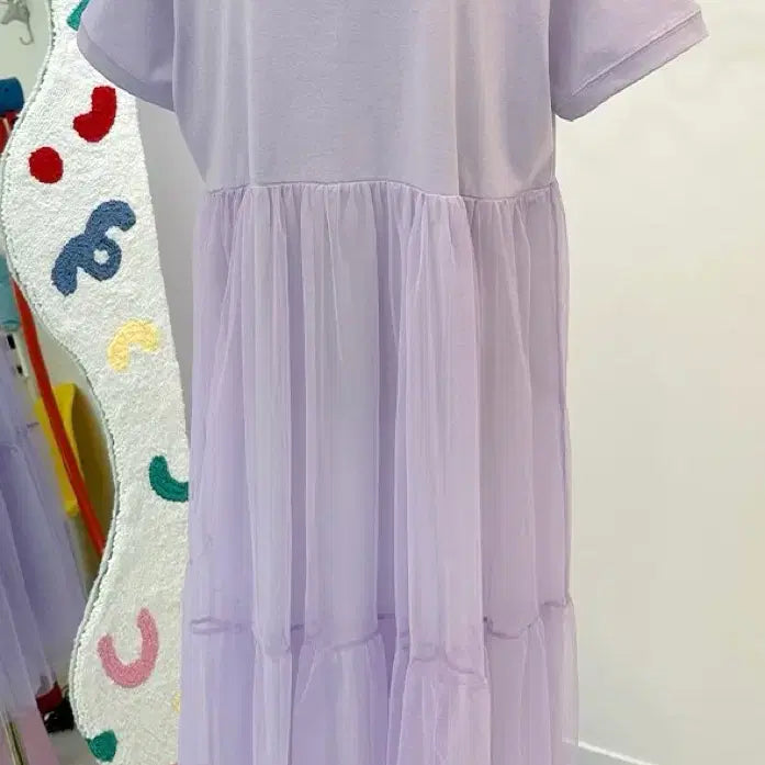 [BUNJANG] Lilac Rere Kara Long Dress / 라일락 레레 카라 샤 롱 원피스 44~99