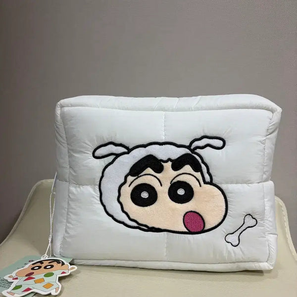[BUNJANG] Crayon Shin-chan Shiro Pouch / 짱구 흰둥이 파우치
