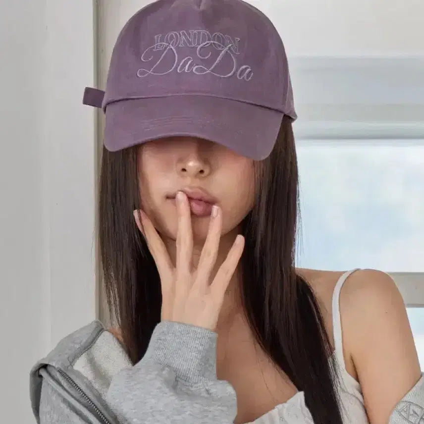 [BUNJANG] London Dada Purple Ball Cap / 런던다다 볼캡 퍼플