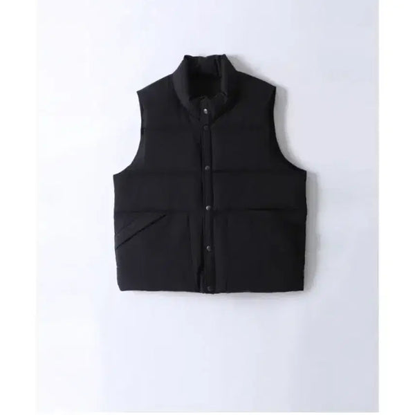[BUNJANG] Ourselfs X Wouldbe Duck Down Vest Black / [2] 아워셀브스 X 우드비 덕다운 베스트 블랙