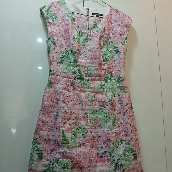 [BUNJANG] Manella Tosi Flower Pattern Midi Dress / 마넬라토시 플라워 패턴 원피스
