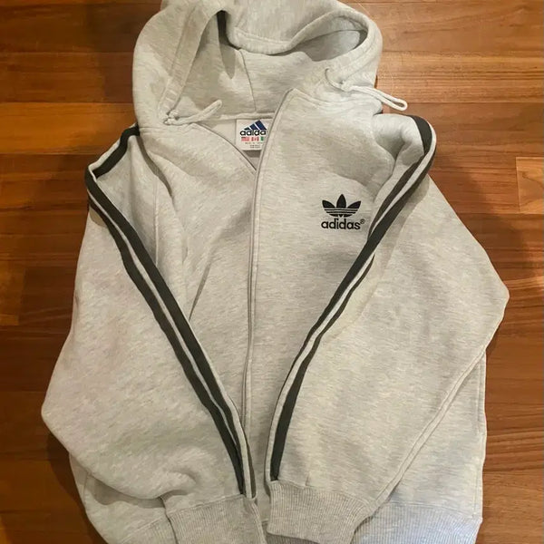 [BUNJANG] Adidas Fleece Lined Hoodie / 아디다스 기모 후드 집업