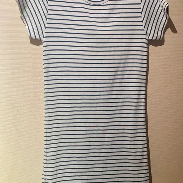 [BUNJANG] New Look Striped Ribbed Mini Dress (UK 8) / 영국 뉴룩 스트라이프 골지 원피스 (55) (새상품)