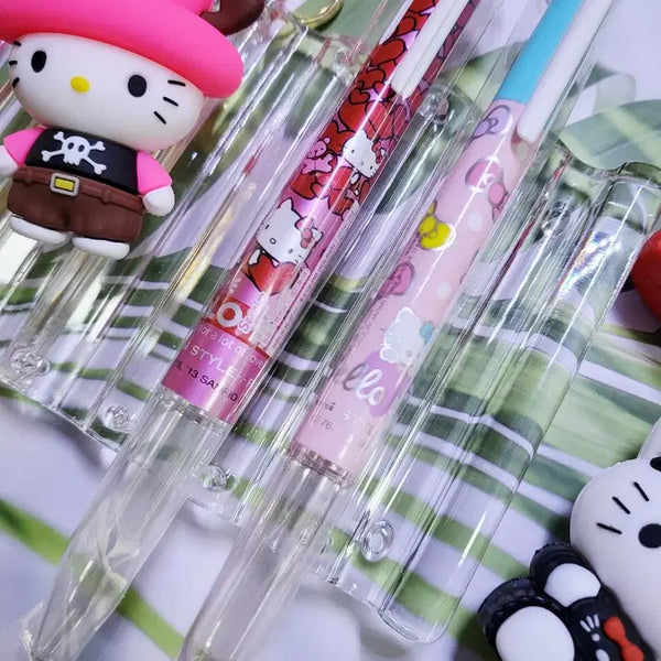 [BUNJANG] Sanrio Hello Kitty x Uni Style Fit 5-Color & 3-Color Holder Set / 헬로키티 콜라보 유니 스타일핏 5색홀더 3색홀더 세트