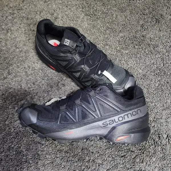 [BUNJANG] Salomon Speedcross 6 GORE-TEX Black Phantom Shoes / 살로몬 스피드크로스6 고어텍스 블랙 팬텀 260