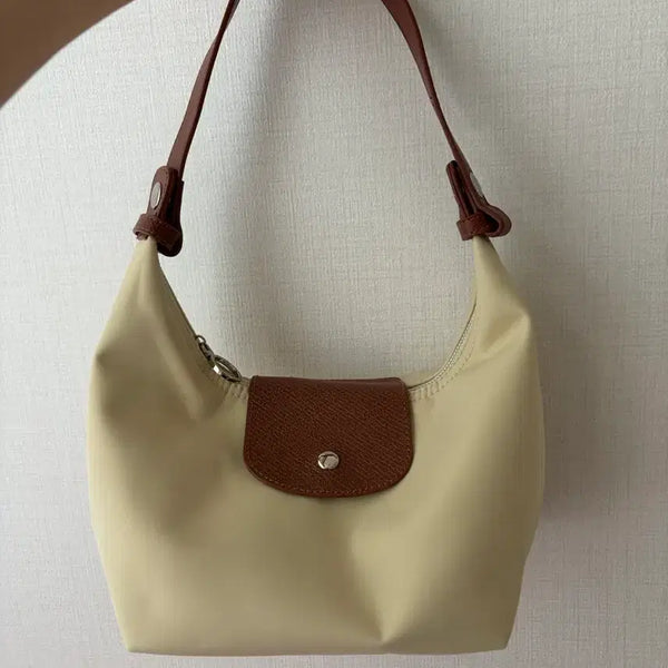 [BUNJANG] Nylon Bag Crossbody Bag / 타임특가)) 연베이지 에이블리 롱샴맛 나일론 가방 백 크로스백