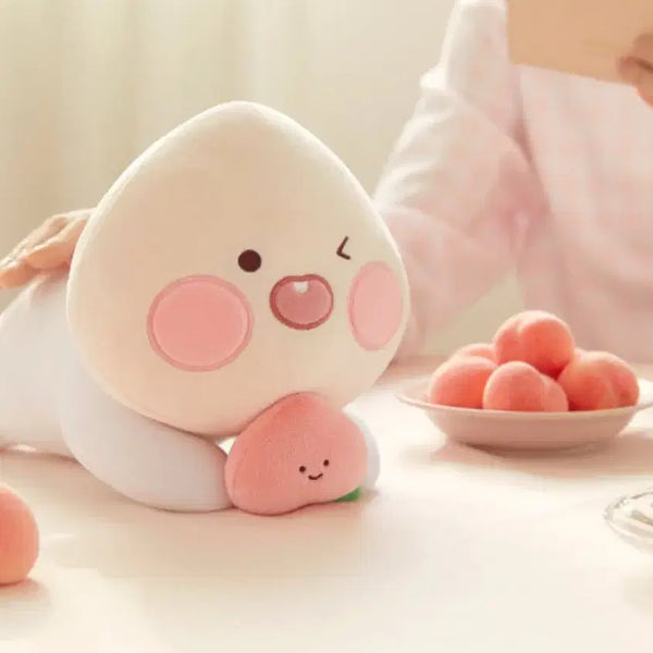 [BUNJANG] Kakao Friends Wink Baby Pillow Apeach Plush / (새상품) 카카오프렌즈 윙크베이비필로우 어피치 인형