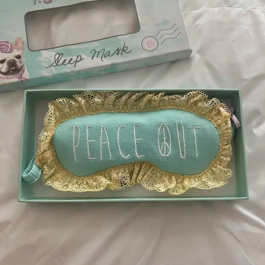 [BUNJANG] P.J. Salvage Lace Sleep Mask Mint Y2K / P.J. Salvage 안대 수면안대 레이스 민트 y2k 갸루