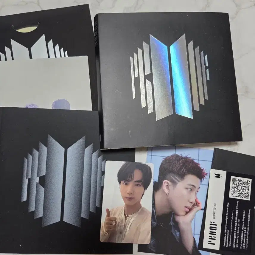 [BUNJANG] BTS Proof Compact Jin/RM Photocard Set / 방탄소년단 Proof 컴팩트 진/RM 포카포함