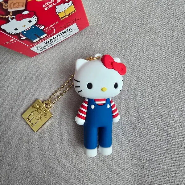 [BUNJANG] Hello Kitty 50th Anniversary Secret Mascot Figure Keychain / 헬로키티 50주년 시크릿 마스코트 피규어 키링