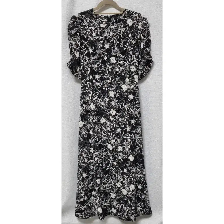 [BUNJANG] ab.plus Floral Pattern Long Dress / ab.plus 플라워 패턴 롱 원피스
