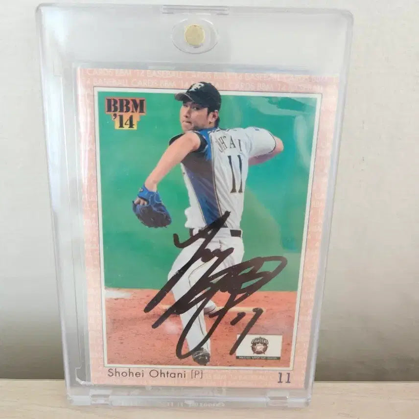 [BUNJANG] Shohei Ohtani 2016 Nippon-Ham Fighters Autograph Baseball Card / 오타니 니혼햄 오토카드