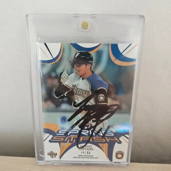 [BUNJANG] Shohei Ohtani Nippon-Ham Fighters Autographed Card / 오타니 니혼햄 시절 싸인카드