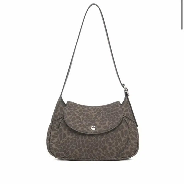 [BUNJANG] Carlyn Bello Bag Leopard Shoulder Hobo Bag / 칼린 Carlyn 벨로 백 (호피 레오파드 숄더 호보백)