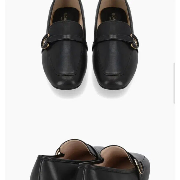 [BUNJANG] Elcanto Women's Loafers Black 245 / 엘칸토 여성 로퍼 검정 245 실착적음