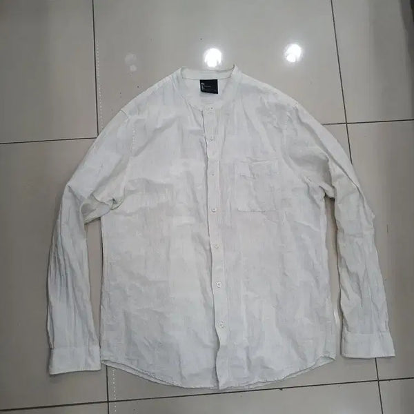[BUNJANG] TOPTEN 105 Linen Blend Casual Shirt / 탑텐 105사이즈 마60% 린넨 캐주얼 남방 중고
