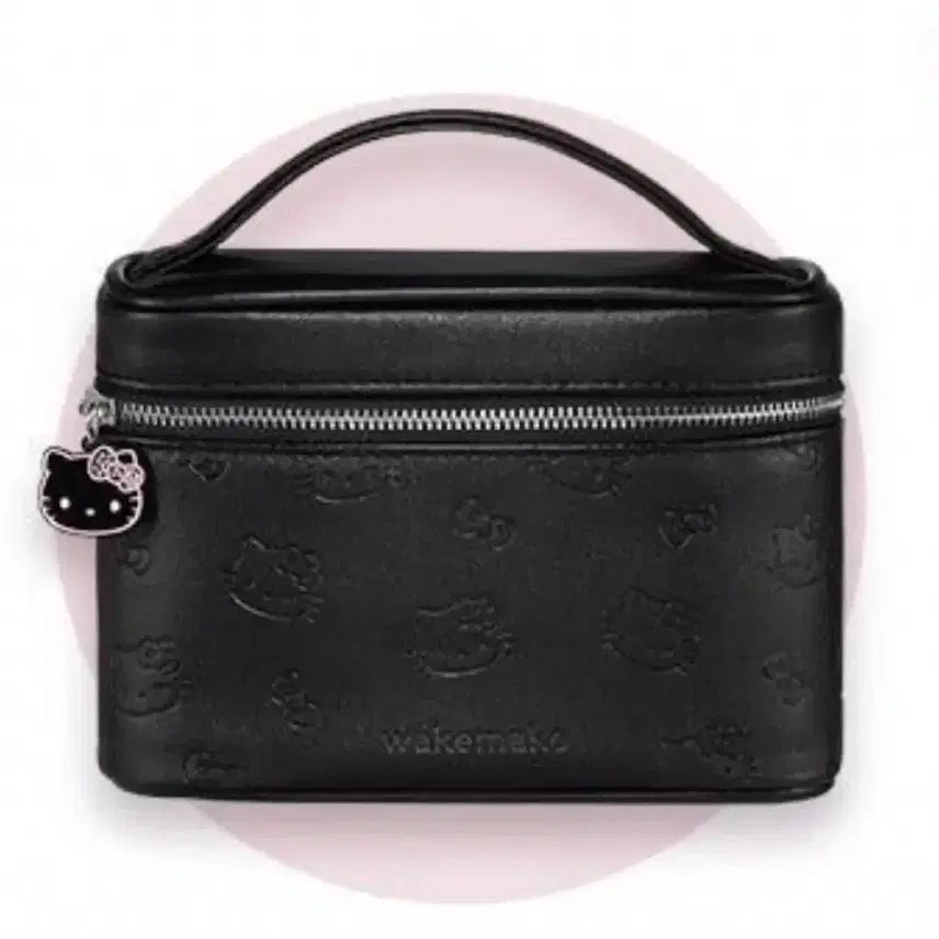 [BUNJANG] WakeMake Hello Kitty Leather Pouch / 웨이크메이크) 헬로키티 레더 파우치