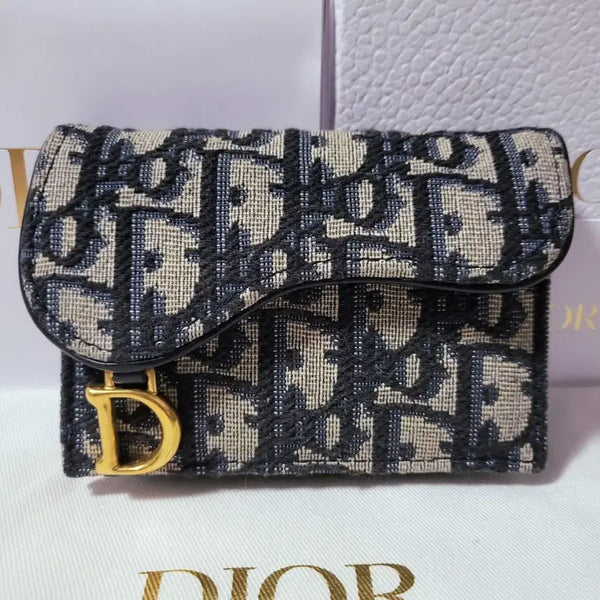 [BUNJANG] Dior Oblique Saddle Card Holder / [풀구성] 디올 오블리크 새들 카드지갑