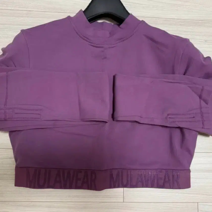 [BUNJANG] Mulawear Women's Cropped Top Lavender Size 8 / 뮬라웨어 여성 크롭탑
