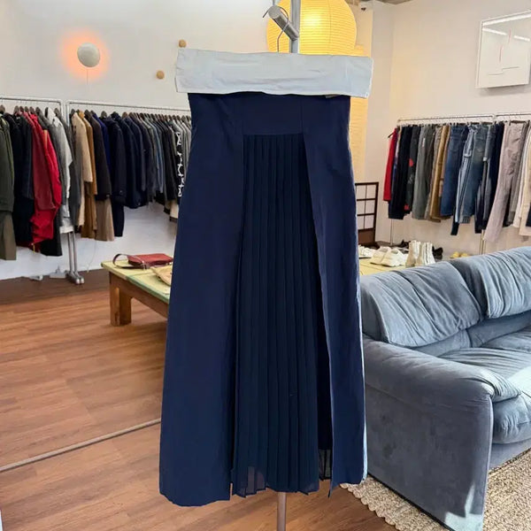 [BUNJANG] Ray Beams Pleated Skirt / 레이 빔즈 플리츠 스커트