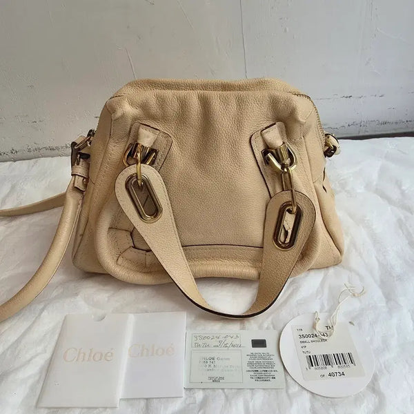[BUNJANG] Chloé Marcie Small Shoulder Bag Ivory / 끌로에 파라티 스몰 숄더백 아이보리