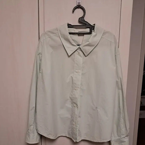 [BUNJANG] Women's Cotton Spandex Blouse / 여자 면스판 블라우스