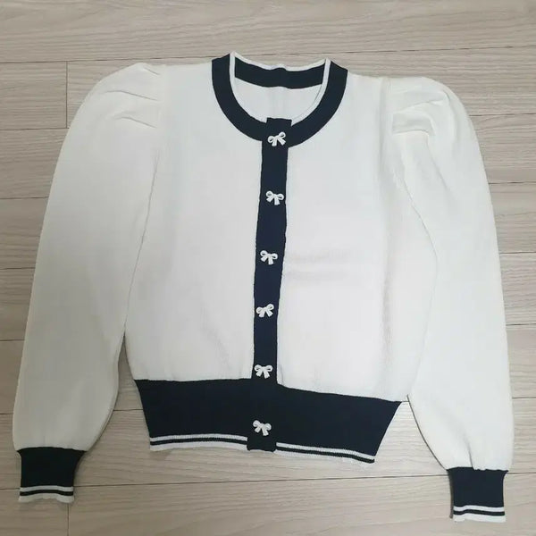 [BUNJANG] Viva Ruby Enna Puff Knit Cardigan / (새상품)비바루비 엔나퍼프니트