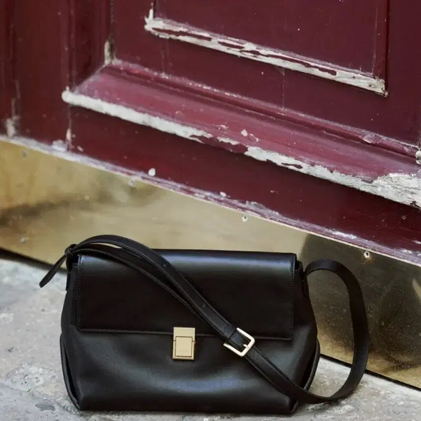 [BUNJANG] HERVE VERTE Leather Bag / 정가28만) 에르베 숄더백  VERTE BAG