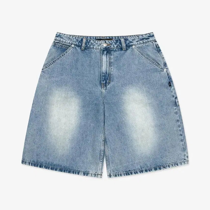 [BUNJANG] LMC Brush Washed Denim Carpenter Shorts Light Blue / LMC 카펜더 데님 쇼츠 라이트 블루 L (새제품)