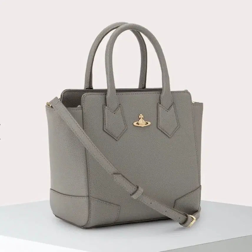 [BUNJANG] Vivienne Westwood EXECUTIVE Tote Bag Crossbody Light Grey / [새상품] 비비안웨스트우드 가방 그레이 토트백 크로스백