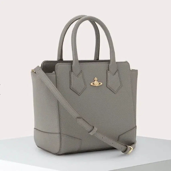 [BUNJANG] Vivienne Westwood EXECUTIVE Tote Bag Crossbody Light Grey / [새상품] 비비안웨스트우드 가방 그레이 토트백 크로스백