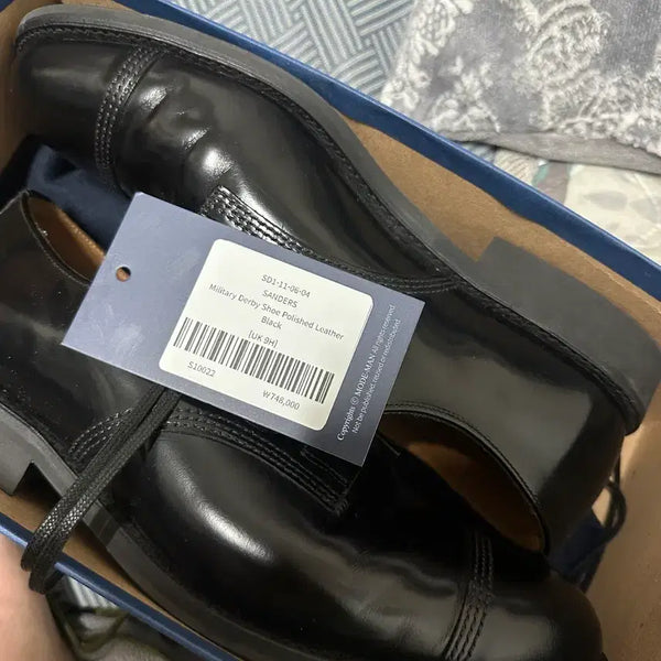 [BUNJANG] Sanders Military Derby Polished Leather Shoes UK 9.5 / 샌더스 밀리터리 더비 9.5