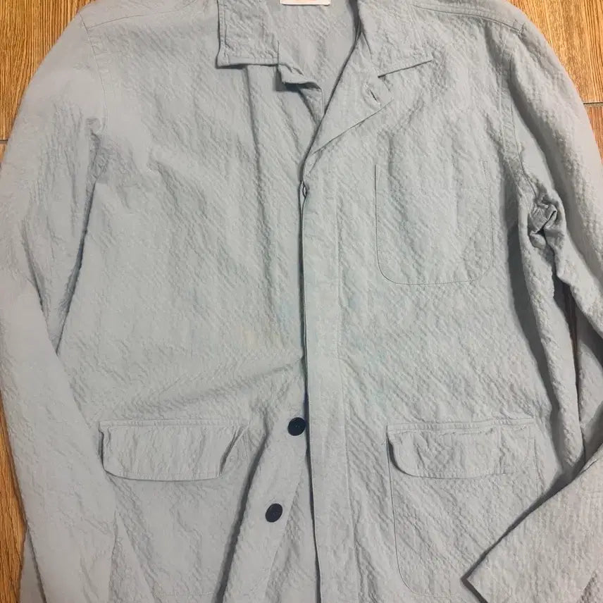 [BUNJANG] LA PAZ Seersucker Chore Jacket Overshirt / 새상품)LA PAZ 라파즈오버셔츠 초어자켓