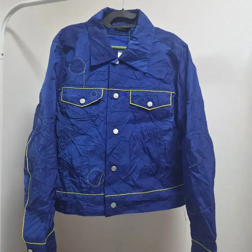[BUNJANG] Kanghyuk Airbag Blue Trucker Jacket / [L] (빅뱅 탑 착용) 강혁 에어백 블루 트러커 자켓