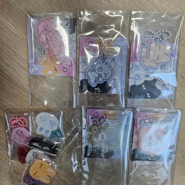 [BUNJANG] Malang Plush Keyring Set of 2 (Sealed) / 말랑플브 키링 미개봉 2세트