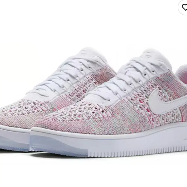 [BUNJANG] Nike Air Force 1 Flyknit Low 'White/Radiant Emerald' / (W) 나이키 에어포스 1 플라이니트 로우 '화이트/래디언트 에메랄드'