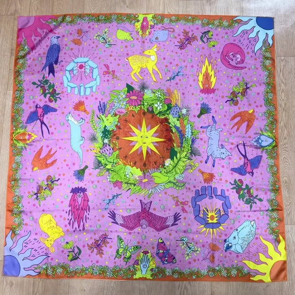 [BUNJANG] Lush Large Size Knot Wrap 100x100 / 러쉬 빅사이즈 낫랩 사이즈 100