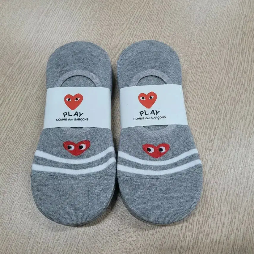 [BUNJANG] Comme des Garçons Grey Women's No-Show Socks (10 Pairs) / 꼼데가르송  회색 여자덧신 양말 10켤레