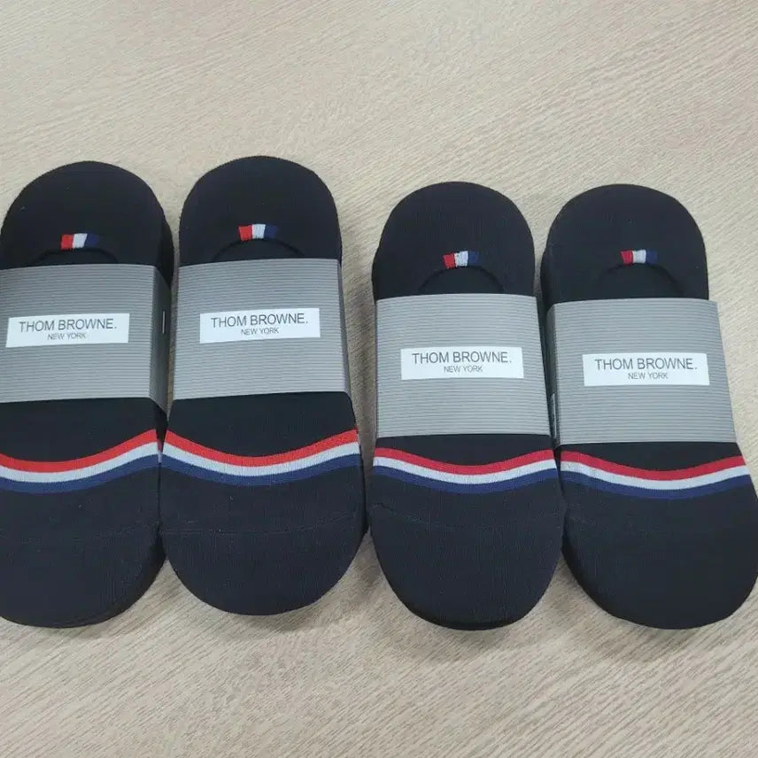 [BUNJANG] Thom Browne Black No-Show Socks 10-Pair Pack / 톰브라운 블랙 덧신 양말 10켤레