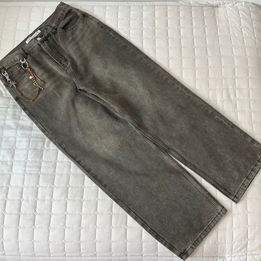 [BUNJANG] Partimento Handmade Keychain Denim Pants Black L / 새상품, L) 파르티멘토 핸드메이드 키체인 데님 팬츠 블랙