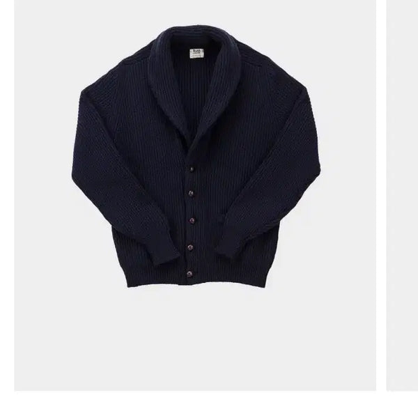 [BUNJANG] William Lockie Cashmere Shawl Collar Cardigan Navy Size 44 / 윌리엄 로키 캐시미어 44 네이비팝니다