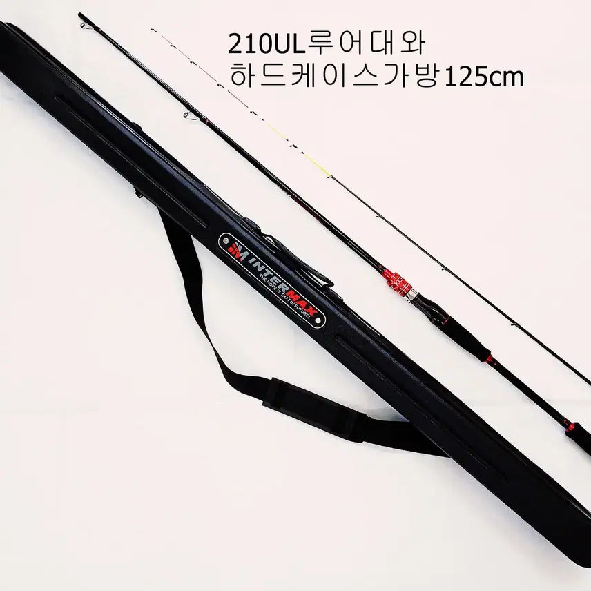[BUNJANG] 2.1m UL Lure Fishing Rod with Hard Case Rod Bag / 한치,풀치,볼락,호래기루어대210UL과 하드낚시대가방