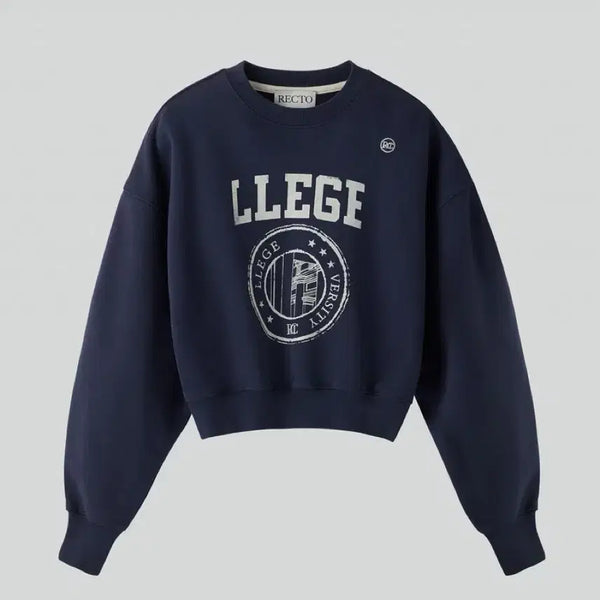 [BUNJANG] RECTO LLEGE Logo Sweatshirt / (새상품) 렉토(RECTO) | LLEGE LOGO SWEATSHIRT