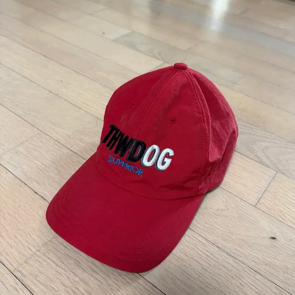[BUNJANG] Dog&Co Nylon Cap Red / 도그앤코 나일론 캡 레드