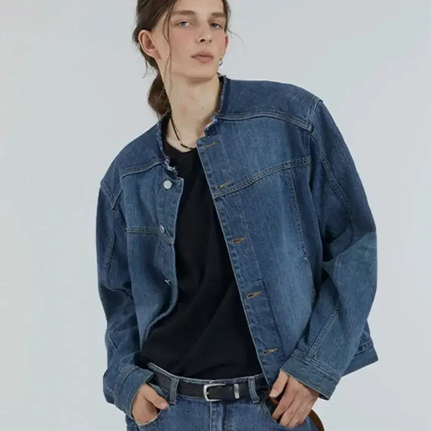 [BUNJANG] MemTheWardrobe Western Denim Jacket / [3] 밈더워드로브 웨스턴 데님 자켁