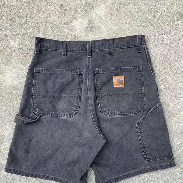[BUNJANG] Carhartt Black Denim Shorts Size 32 / 칼하트 블랙 데님 반바지