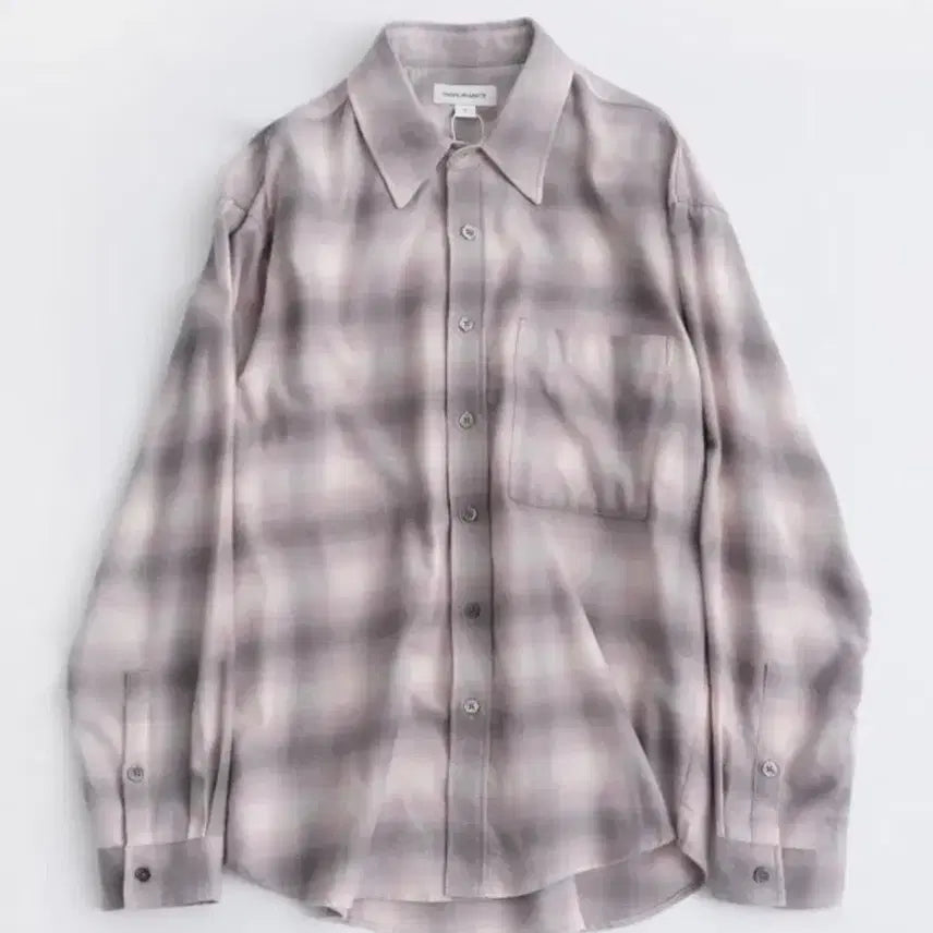 [BUNJANG] 999Humanity Easy Check Shirt V3 Faded Pink Size 2 / 999휴머니티 이지 체크 셔츠 V3 페이디드 핑크 2