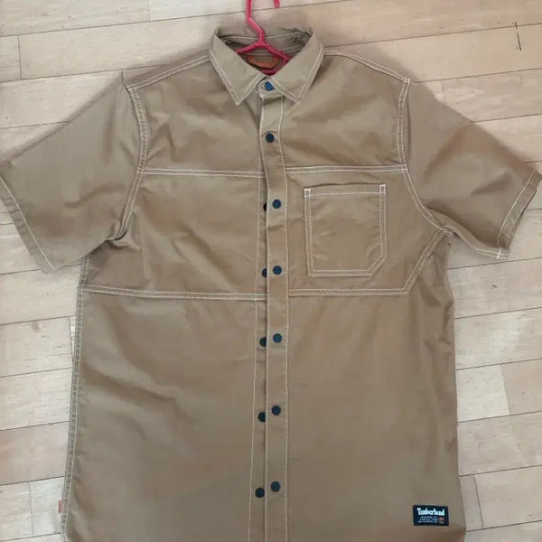 [BUNJANG] Timberland Essential Canvas Short Sleeve Work Shirt TB0A2D5S / 팀버랜드 에센셜 캔버스 반팔 워크 셔츠 (170/88A)